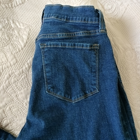 NYDJ Women's Blue dark wash Straight jeans size 10 - Picture 3 of 10